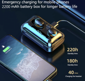 Auriculares Bluetooth inalámbricos impermeables de moda - Imagen 7